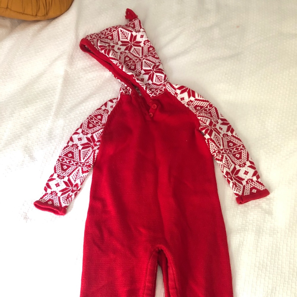 Hanna Andersson Knit Sweater Romper